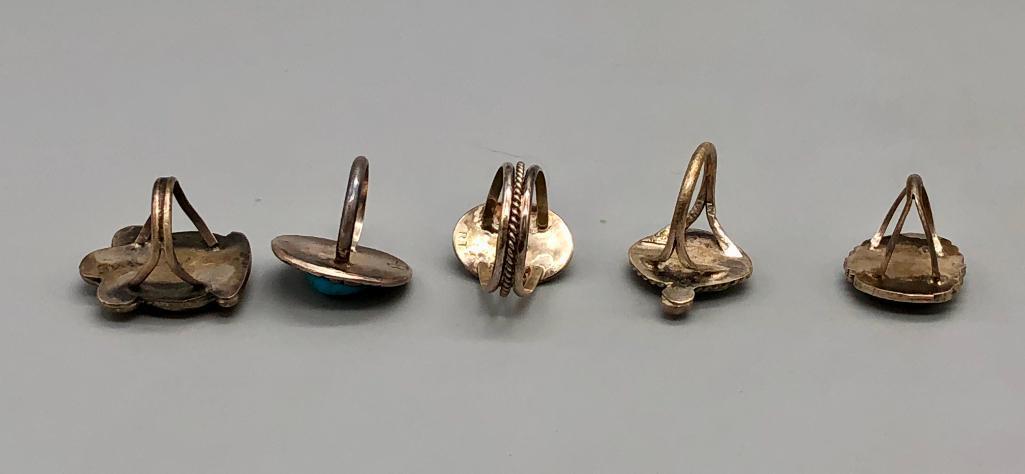 Five Vintage Rings