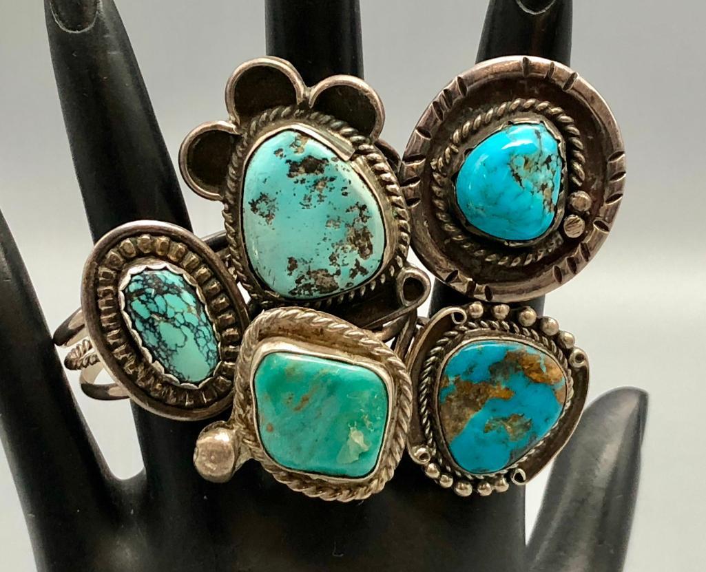 Five Vintage Rings