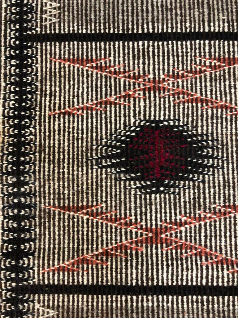 Two Twill Weave Navajo Textiles