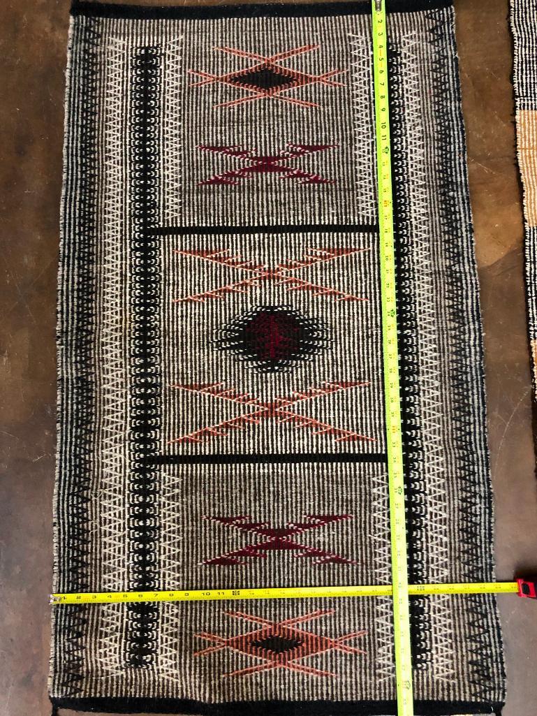 Two Twill Weave Navajo Textiles