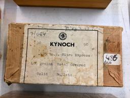 Group of Collectible Kynoch Ammunition & Boxes