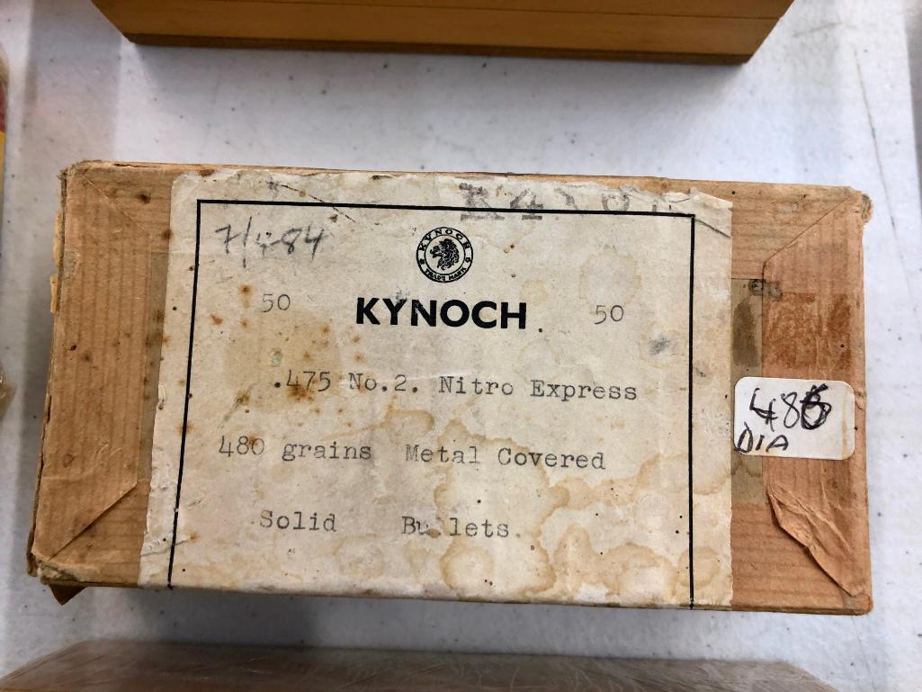 Group of Collectible Kynoch Ammunition & Boxes