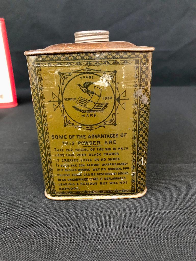 Dupont Blackpowder Can/ Miscellaneous Tins and Boxes.