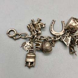 Charm and Link Bracelet