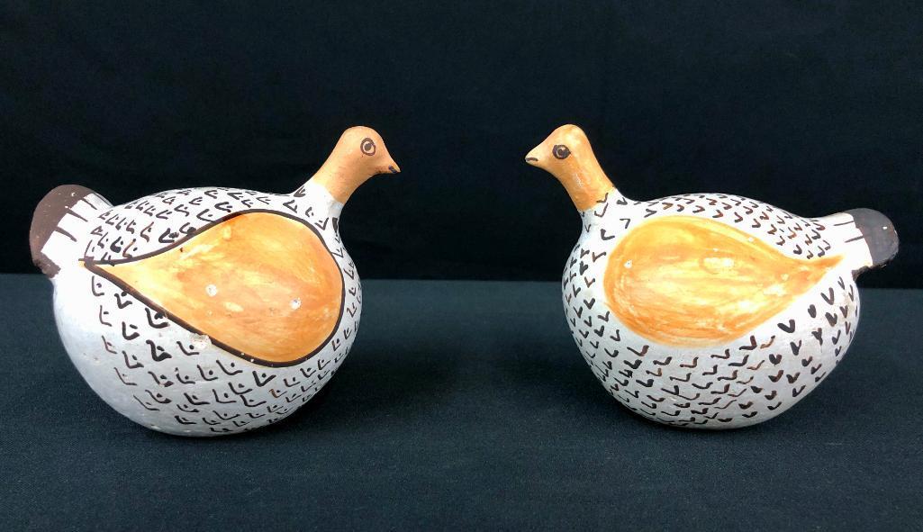 Two Acoma Effigy pots by Juana Leno (1917-2000)