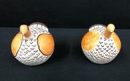 Two Acoma Effigy pots by Juana Leno (1917-2000)
