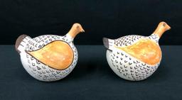 Two Acoma Effigy pots by Juana Leno (1917-2000)