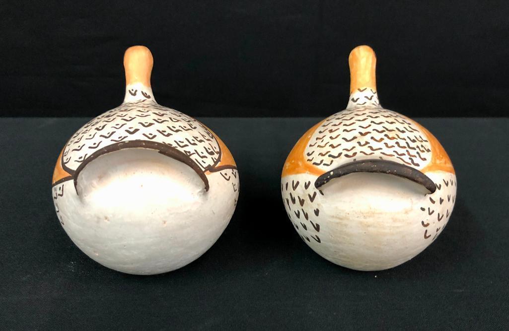 Two Acoma Effigy pots by Juana Leno (1917-2000)