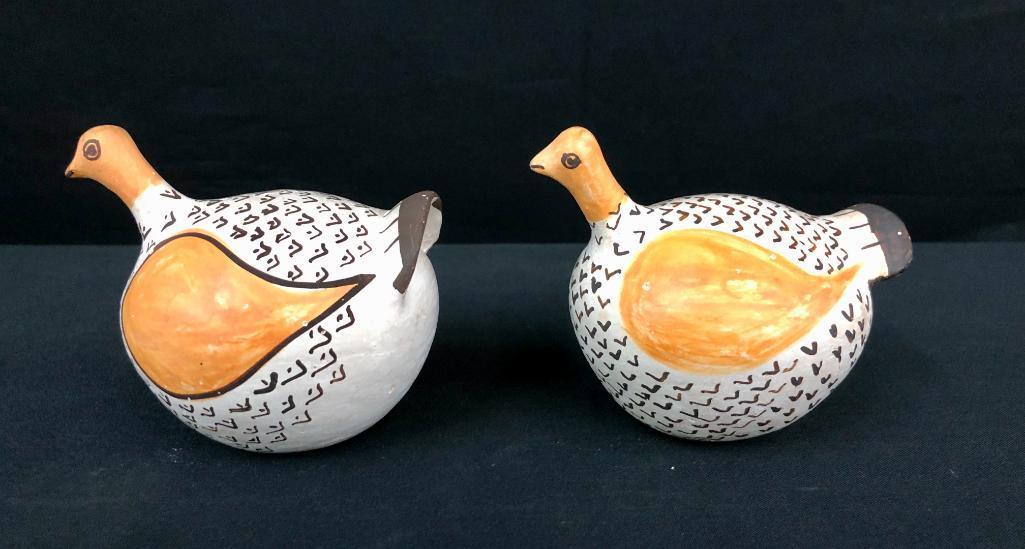 Two Acoma Effigy pots by Juana Leno (1917-2000)