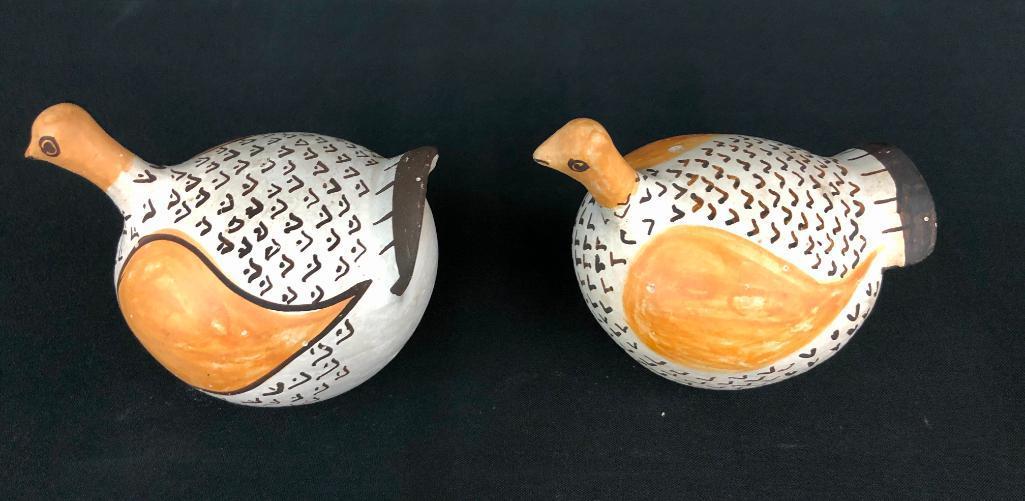 Two Acoma Effigy pots by Juana Leno (1917-2000)
