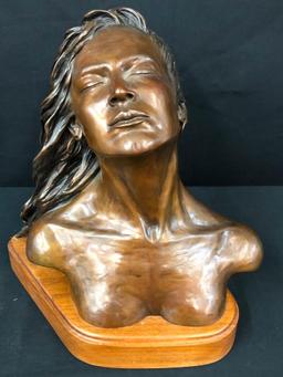 Bronze Statue by Ralph Roybal- Windsong
