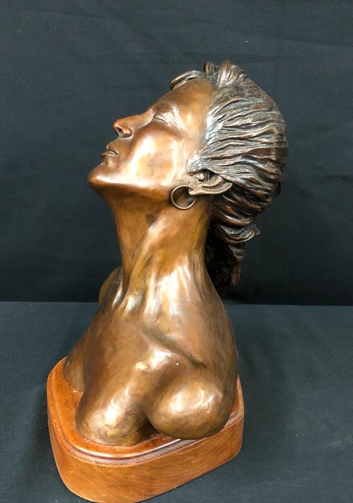 Bronze Statue by Ralph Roybal- Windsong