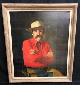 Francis Beaugureau - Portrait, Man, Arms Crossed with Hat