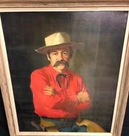 Francis Beaugureau - Portrait, Man, Arms Crossed with Hat