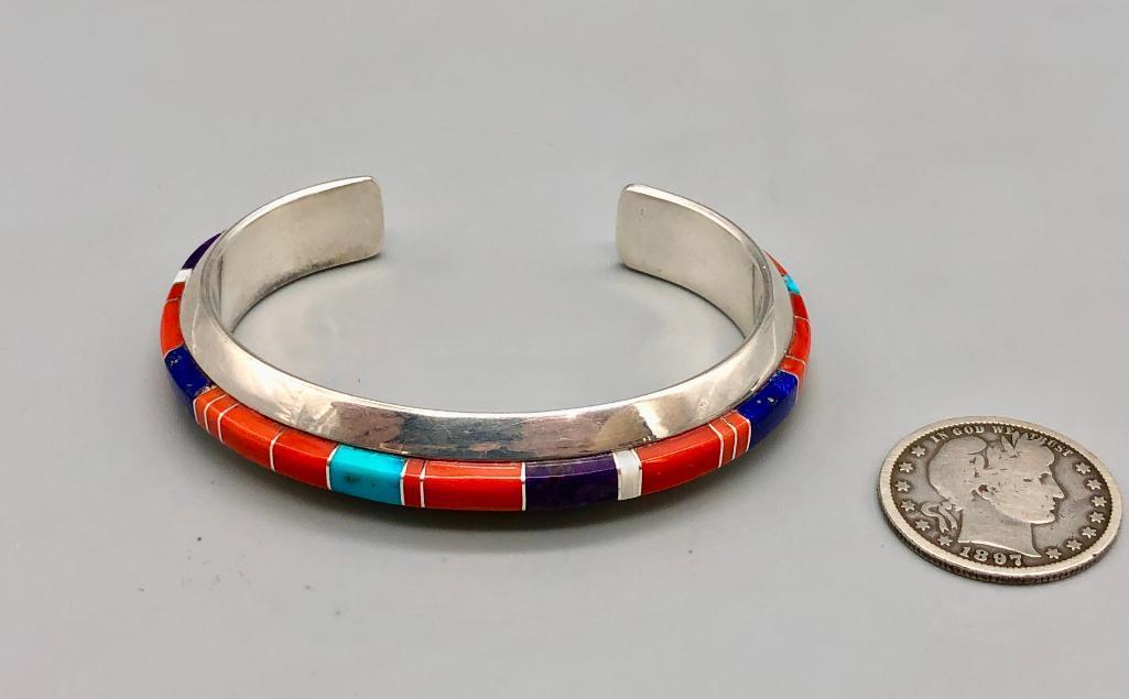 Wes Willie Multi-Stone Inlay Bracelet