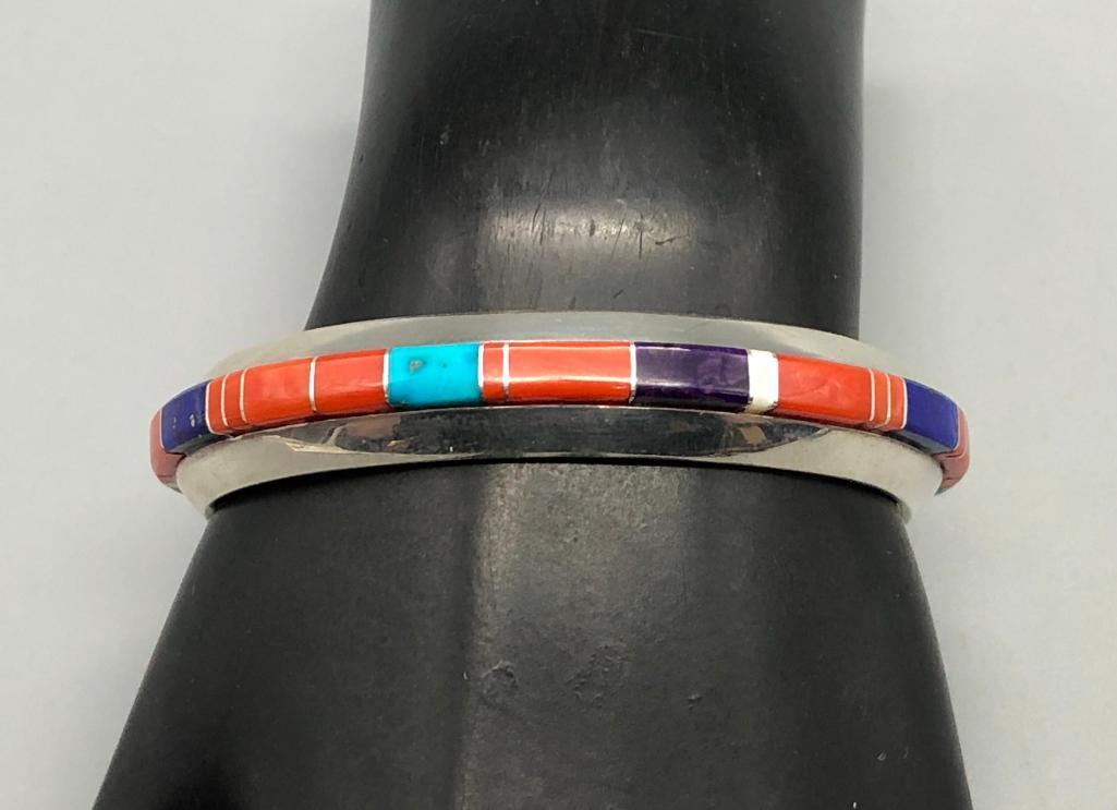Wes Willie Multi-Stone Inlay Bracelet