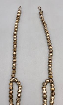Four Piece Zuni Style Inlay Turquoise Necklace Set