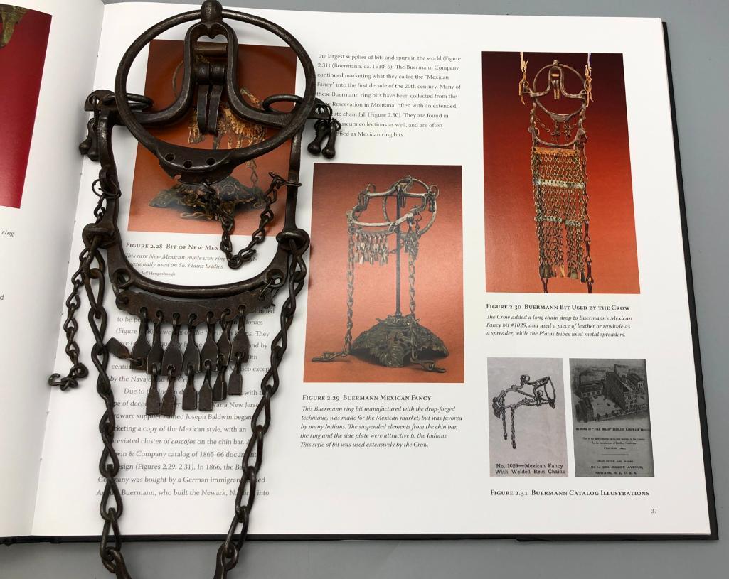 Buermann Made Fancy Ring Bit - Published in Bridles of The Americas