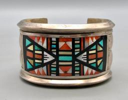 Zuni Multi-Stone Inlay Bracelet