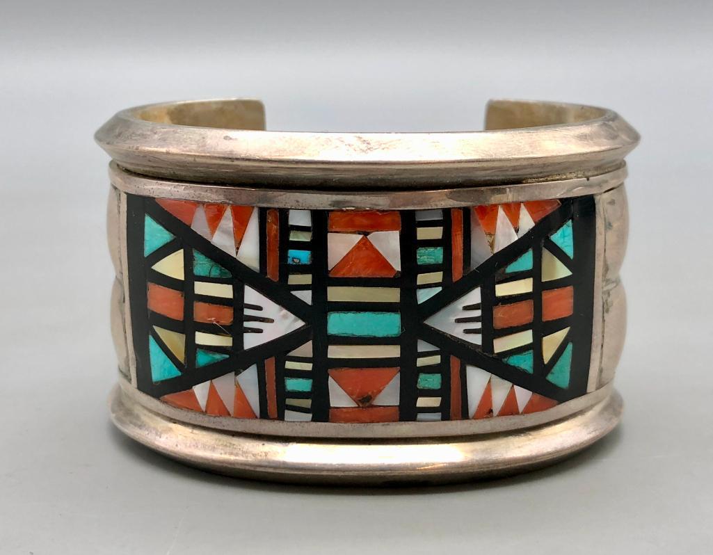 Zuni Multi-Stone Inlay Bracelet