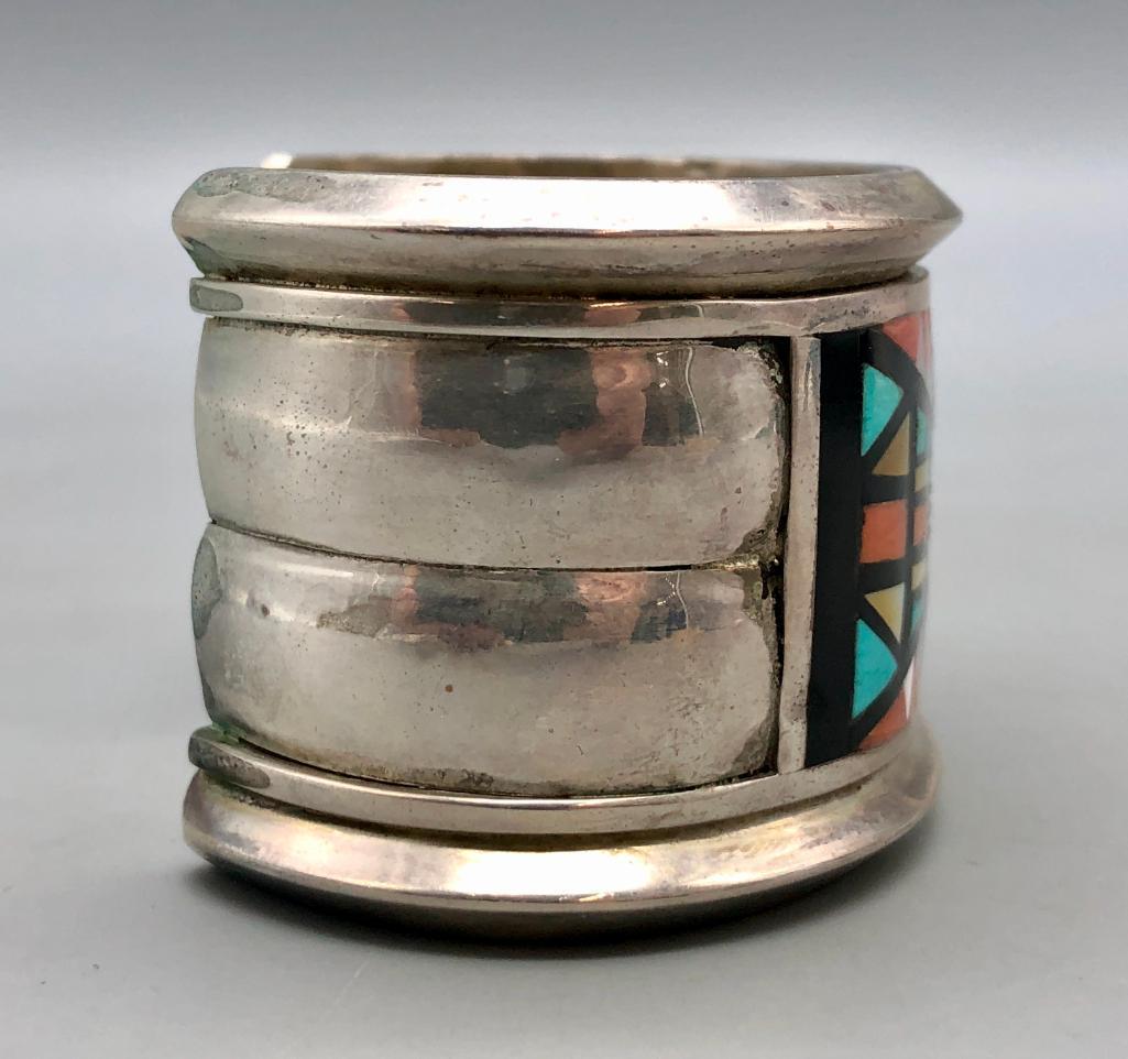 Zuni Multi-Stone Inlay Bracelet