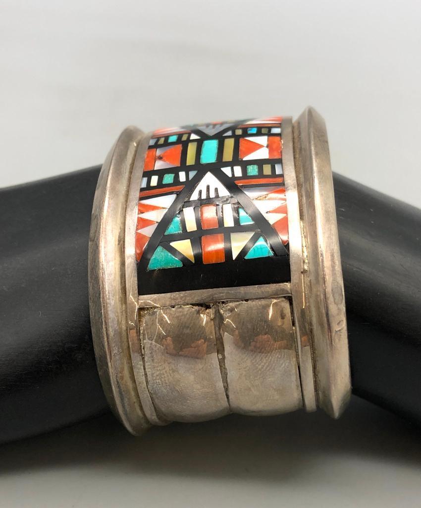 Zuni Multi-Stone Inlay Bracelet