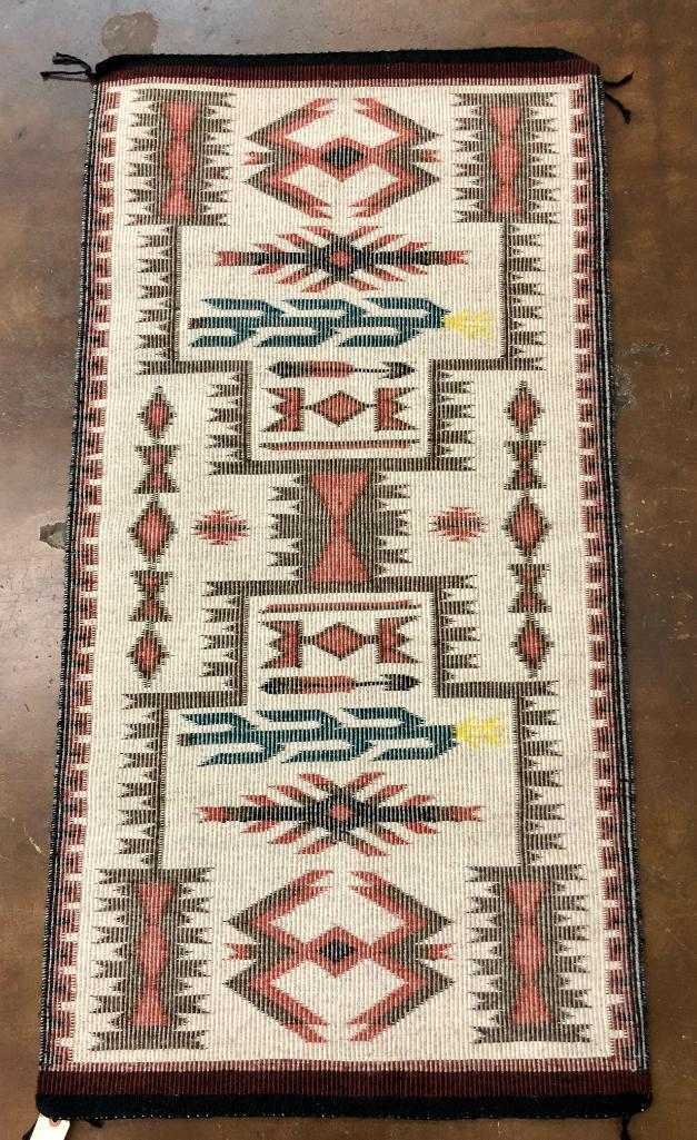 Raised Outline Navajo Textile - Doris Hobson