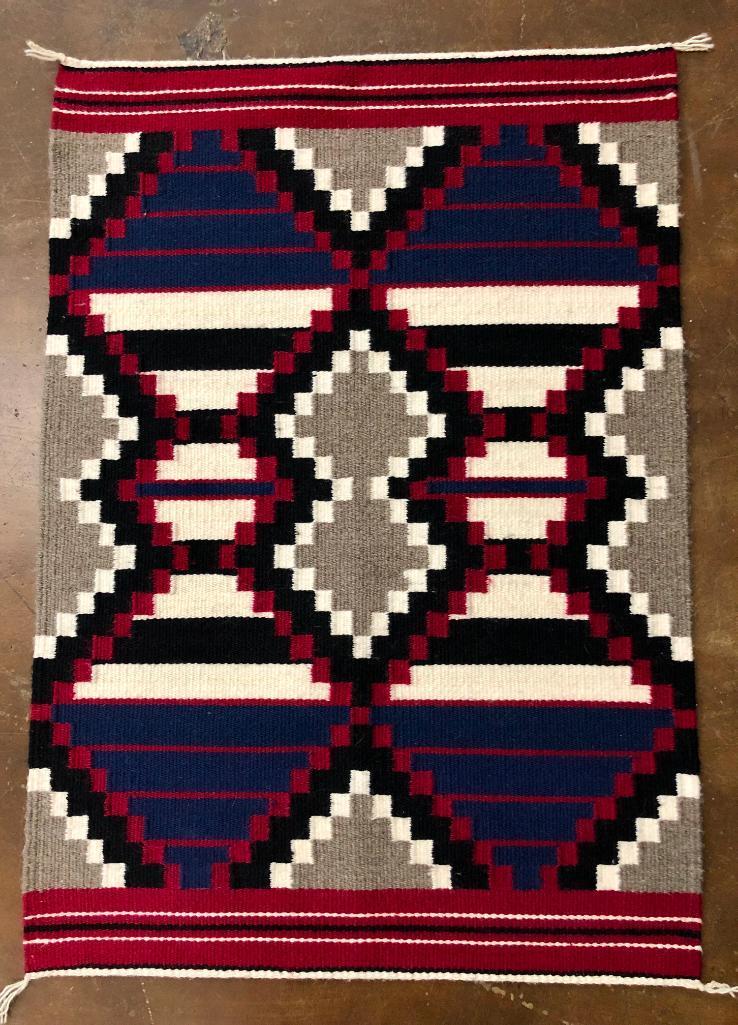 Chief's Pattern Navajo Textile - Louise Tom