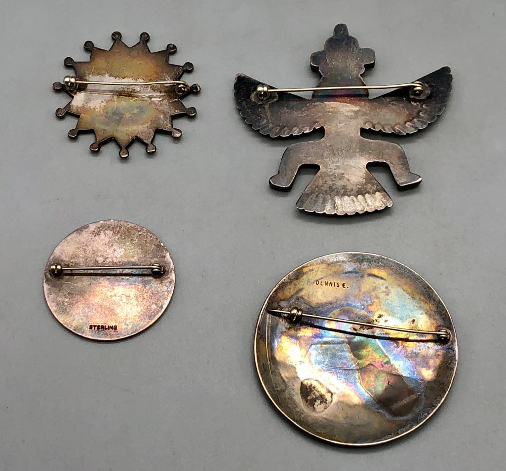 4 Inlaid Pins