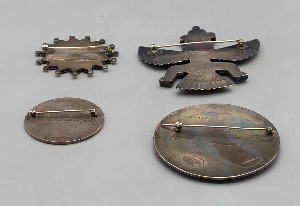 4 Inlaid Pins