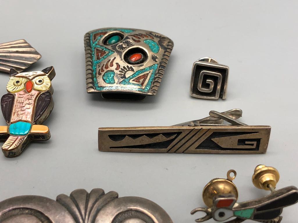 Group of Miscellaneous Pins, Pendants, etc