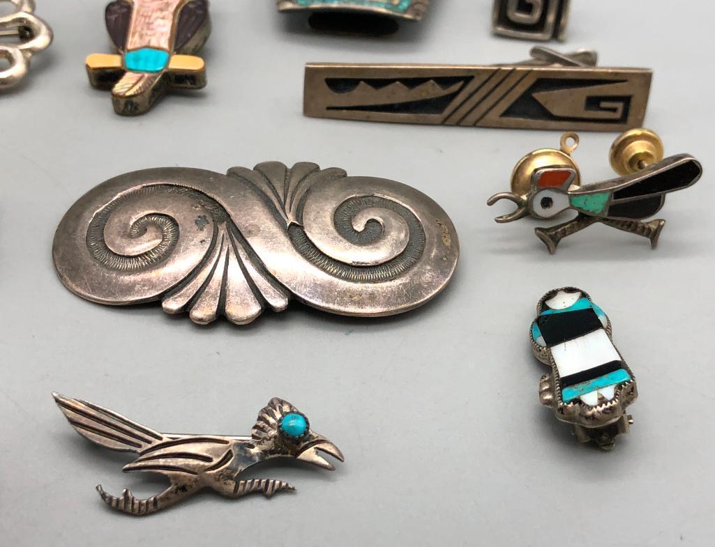 Group of Miscellaneous Pins, Pendants, etc
