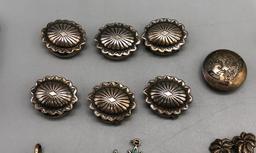 Group of Miscellaneous Pins, Pendants, etc