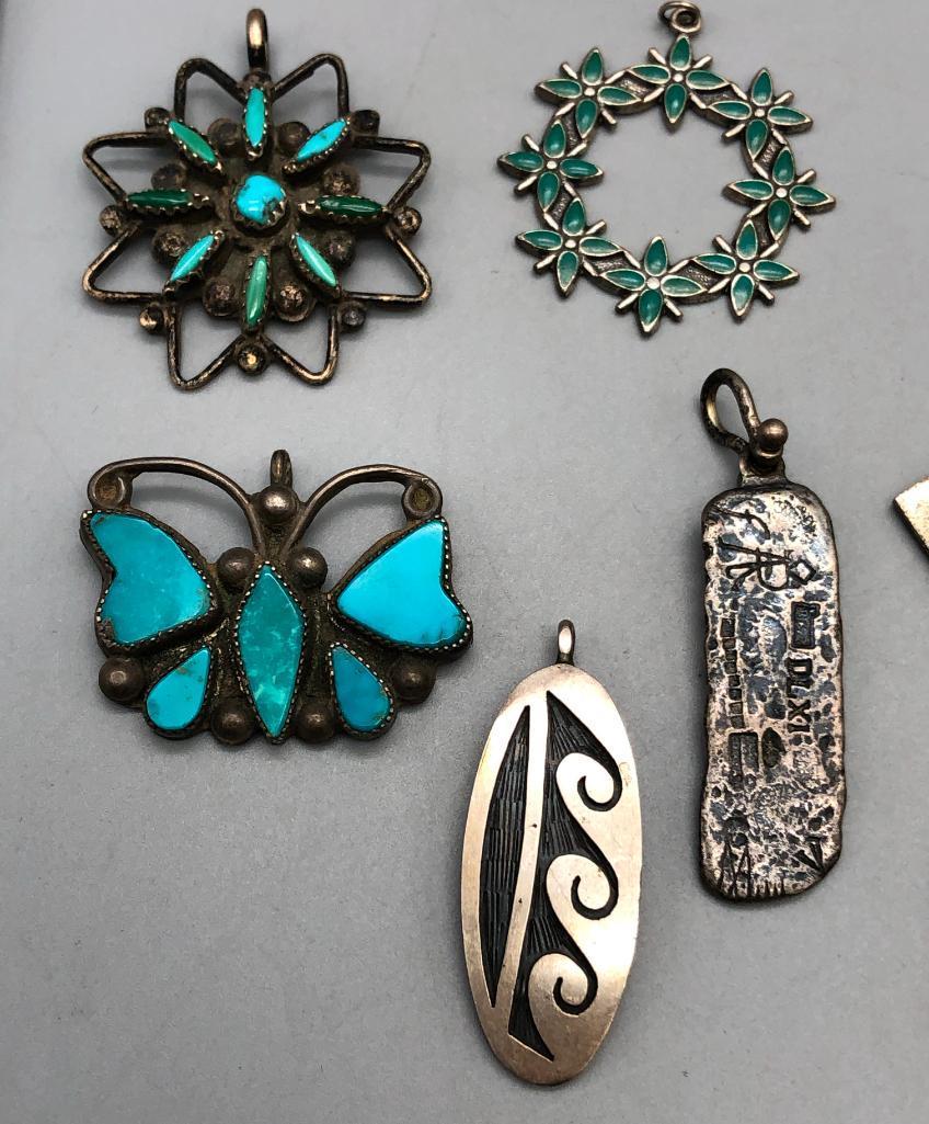 Group of Miscellaneous Pins, Pendants, etc