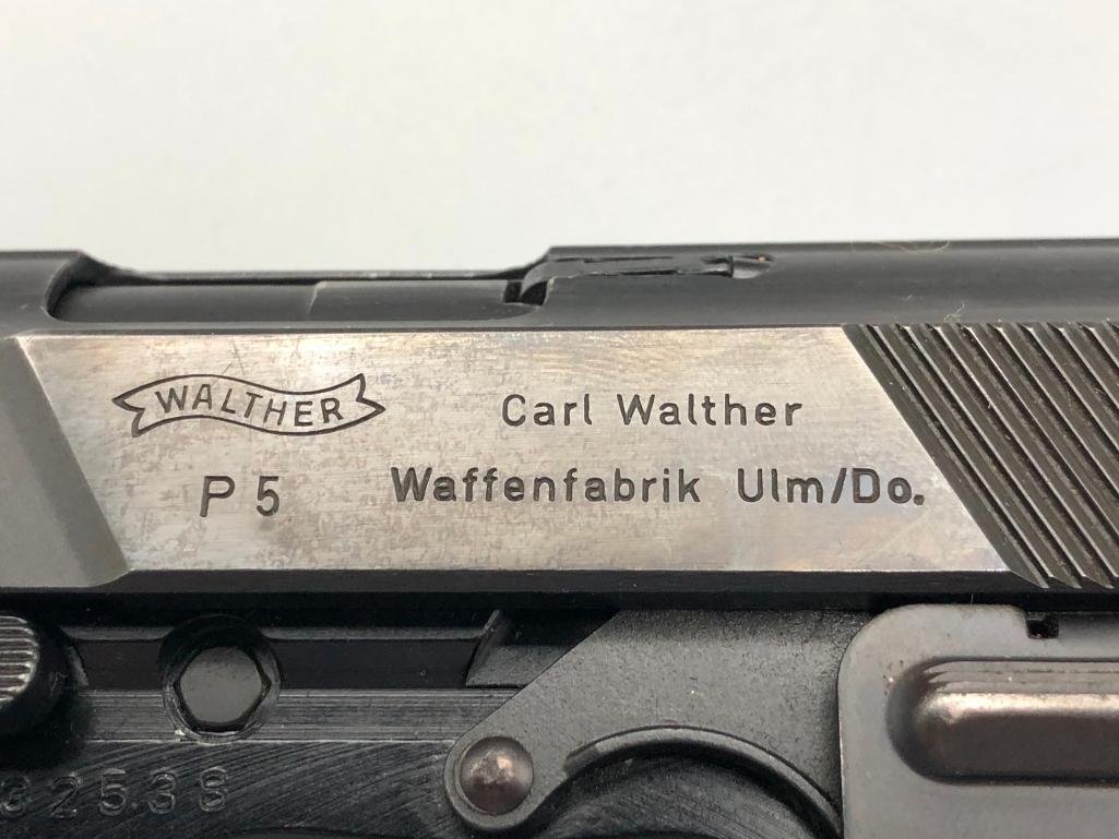 Walther P5 9mm Semi-Automatic