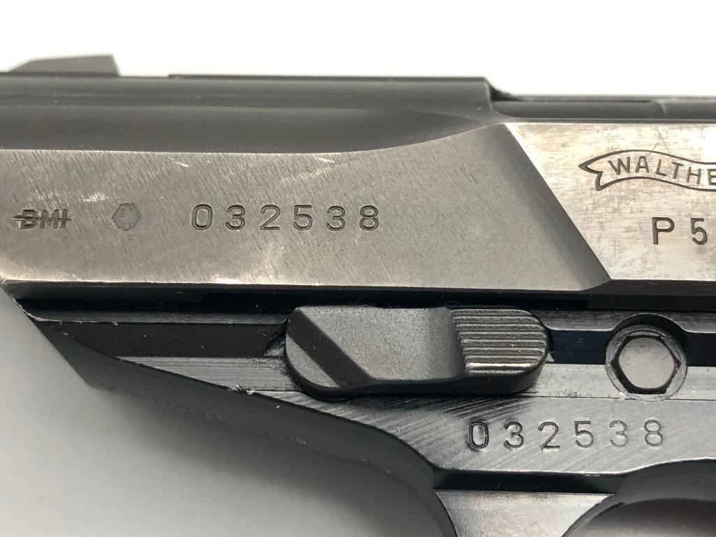 Walther P5 9mm Semi-Automatic