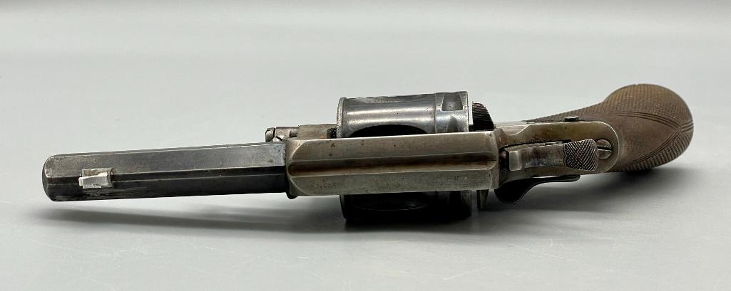 K. Scheffer Early 1900s Belgian Revolver With Holster