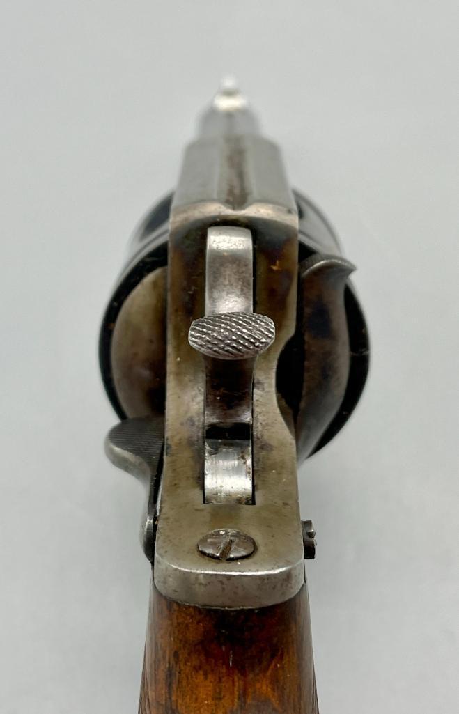 K. Scheffer Early 1900s Belgian Revolver With Holster