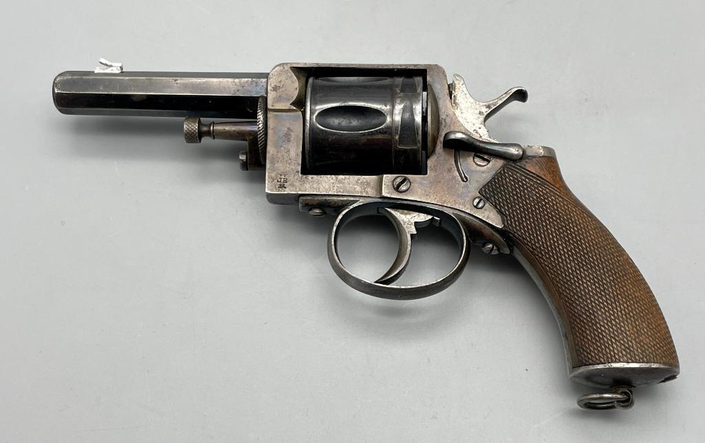 K. Scheffer Early 1900s Belgian Revolver With Holster