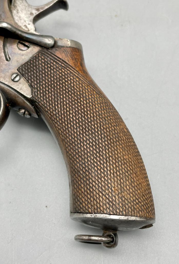 K. Scheffer Early 1900s Belgian Revolver With Holster