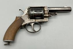 K. Scheffer Early 1900s Belgian Revolver With Holster