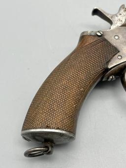 K. Scheffer Early 1900s Belgian Revolver With Holster