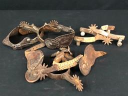 Group Of Crockett And Kelly Spurs