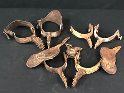 Group Of Crockett And Kelly Spurs