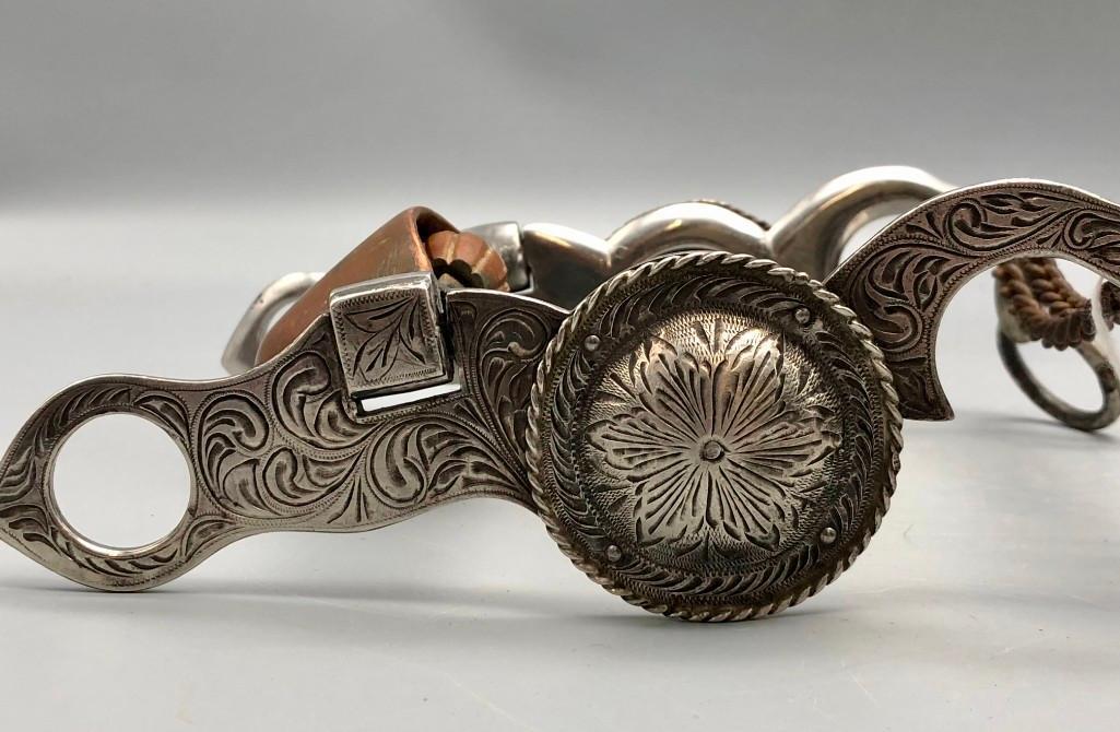 Fleming Silver Overlay Bit With Salinas Mouth