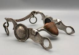 Fleming Silver Overlay Bit With Salinas Mouth