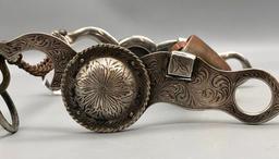 Fleming Silver Overlay Bit With Salinas Mouth