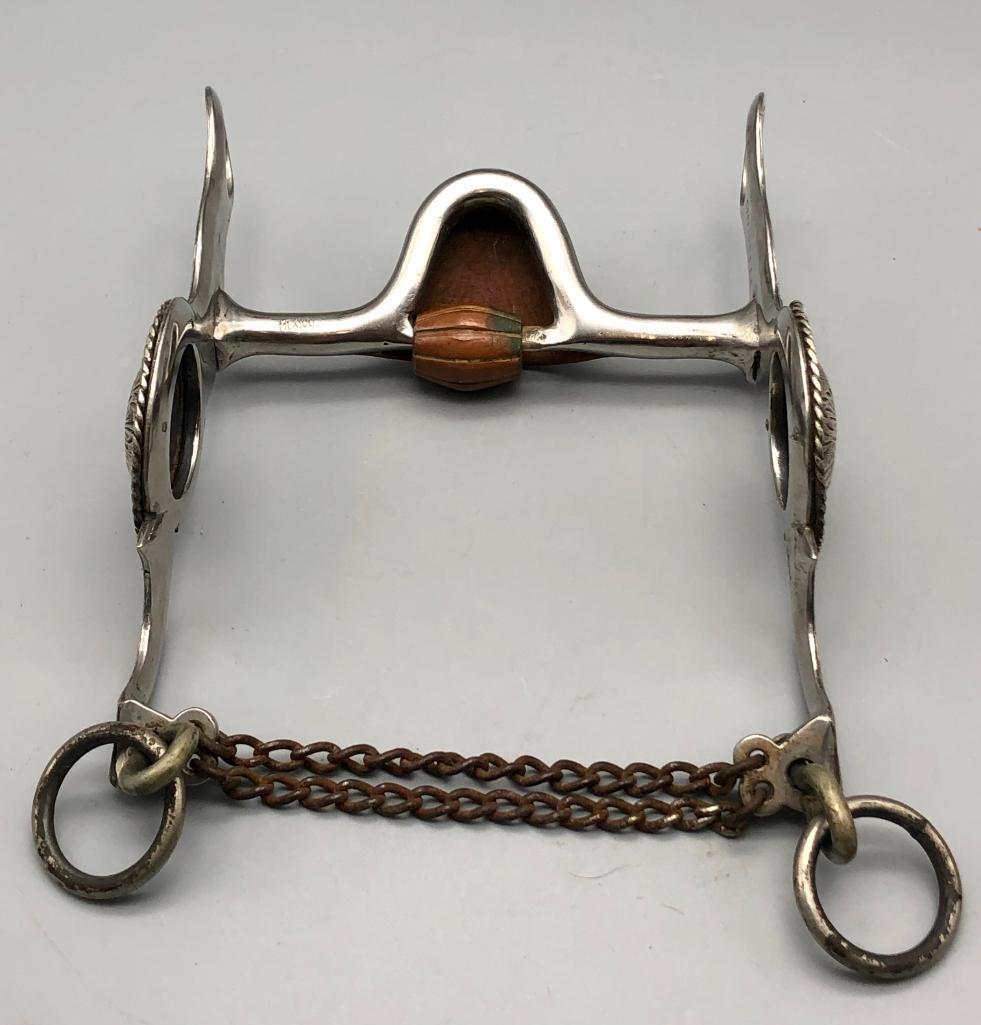 Fleming Silver Overlay Bit With Salinas Mouth