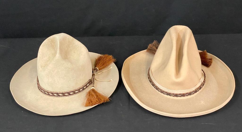 Two Vintage Felt Hats