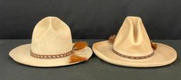 Two Vintage Felt Hats